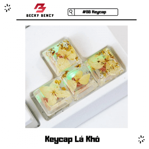 Keycap Lá khô Xuyên Led